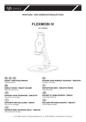 hjh OFFICE FLEXMOBI IV 930002 Instructions De Montage Et D'utilisation