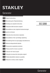 Stanley SG 3200 Traduction Des Instructions Originales