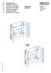 KEUCO Royal 60 22111 Instructions De Montage