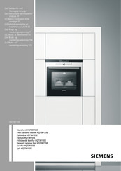 Siemens HQ738155E Notice D'utilisation Et De Montage