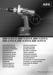 AEG BSB 12 STX-R Instructions D'utilisation