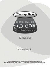 Brandy Best SILENT350 Notice D'emploi