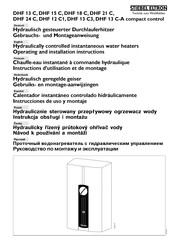 Stiebel Eltron DHF 13 C-A Instructions D'utilisation Et De Montage