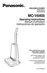 Panasonic MC-V6405 Manuel D'utilisation