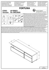 Forma Ideale FORTUNA UP 00823 Instructions D'assemblage