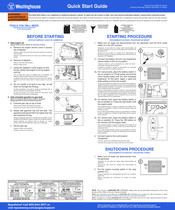 Westinghouse iGen5000 Guide De Démarrage Rapide