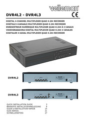Velleman DVR4L2 Guide D'installation Rapide