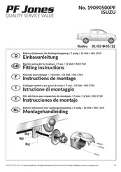 PF Jones 19090500PF Instructions De Montage