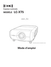 Eiki LC-XT5 Mode D'emploi