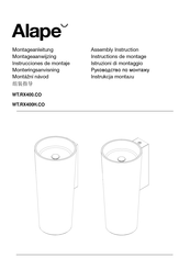 Alape Scopio WT.RX400H.CO Instructions De Montage