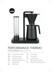 Wilfa PERFORMANCE THERMO CM9T-T125 Instructions