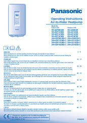 Panasonic WH-UD16CE8-1 Mode D'emploi