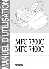 Brother MFC 7300C Manuel D'utilisation
