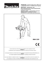 Makita BBA520 Instructions Pour L'emploi