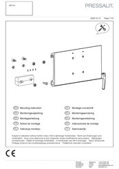 Pressalit RT774 Instructions De Montage