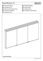 KEUCO Royal Modular 2.0 800301DDEG000 Serie Instructions D'utilisation