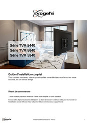 Vogel's TVM 5840 Serie Guide D'installation