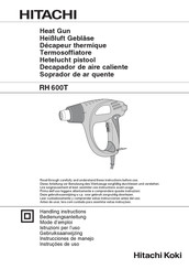 Hitachi RH 600T Mode D'emploi