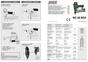 Omer M2.38 BDA Manuel D'utilisation, Entretien Et Pièces De Rechange