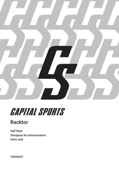 CAPITAL SPORTS Racktor Mode D'emploi