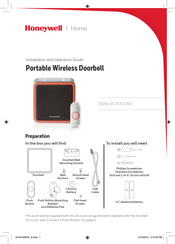 Honeywell Home RDWL917AX2000 Guide D'installation Et D'utilisation