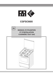 FAR CGFSC66IX Manuel D'utilisation Et D'installation