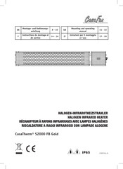 CasaFan CasaTherm S2000 FB Gold Instructions De Montage Et De Service