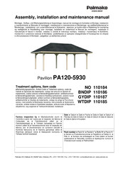 Lemeks Palmako PA120-5930 Assemblage, Manuel De Montage Et D'entretien