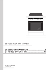 Amica EHC 12717-2 W Notice D'utilisation