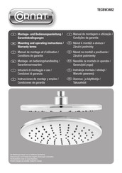 Cornat TECBW3402 Manuel De Montage Et D'utilisation