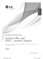 LG BD560C Guide D'utilisation