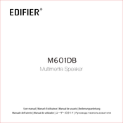 EDIFIER M601DB Manuel D'utilisateur