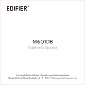 Edifier M601DB Manuel D'utilisateur