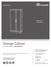Sauder HomePlus Collection 411572 Instructions De Montage