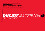 Ducati MULTISTRADA 620 DARK Manuel D'utilisation Et Entretien