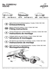 Jaeger 21260514J Instructions De Montage