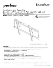 PEERLESS SmartMount ST 650P Installation Et Assemblage