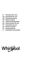 Whirlpool WVHF83BB Mode D'emploi