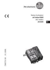 IFM Electronic A5interface AS-i AirBox AC5285 Notice D'utilisation