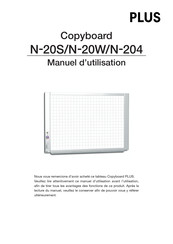 Plus N-20S Manuel D'utilisation