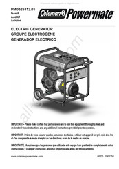 Coleman Powermate PM0525312.01 Mode D'emploi