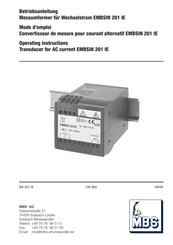 MBS EMBSIN 201 IE Manuel D'utilisation