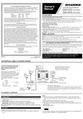 Sylvania C6413TD Manuel De L'utilisateur