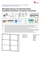 Rauch AG490.4211 Instructions De Montage