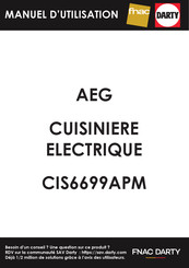 AEG CIS6699APM Notice D'utilisation