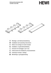 Hewi 800.03.414 Notice De Montage Et Mode D'emploi