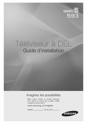 Samsung HG40NA593 Guide D'installation