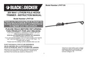 Black & Decker LPHT120B Manuel D'instructions