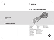 Bosch GOP 185-LI Professional Notice Originale