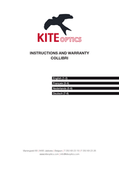 Kite Optics COLLIBRI Instructions Et Garantie